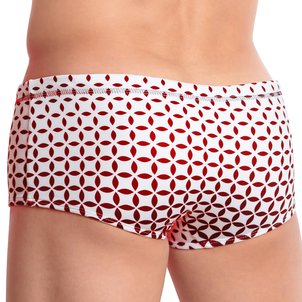 Traje de Baño largo COVER MALE Uncovered Trunk Rojo CMH008 - Image 3