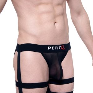 Tanga/Arnés Bondage Leg Harness Malla PETIT Q PQ14204