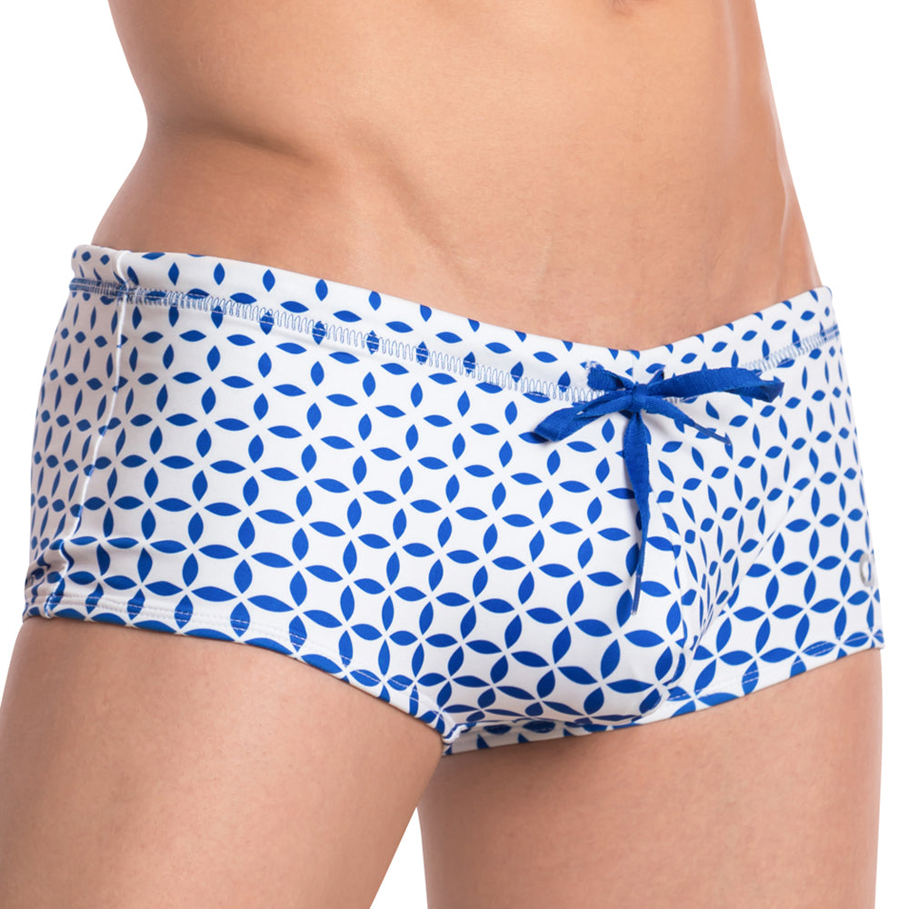 Traje de Baño largo COVER MALE Uncovered Trunk Azul CMH008 - Image 2