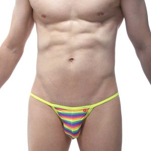 Brief/Tanga Rainbow Kini Bikini PETIT Q Amarillo PQ190608