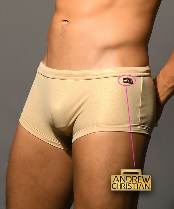 Traje de Baño largo ANDREW CHRISTIAN Nude Shimmer Beige 7947 - Image 5