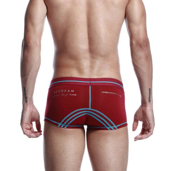 Boxer Low-Waist U-Convex SEOBEAN Rojo 1300243 - Image 4