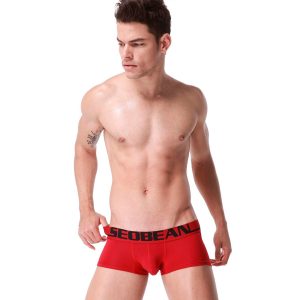 Boxer Low Rise Solid SEOBEAN Rojo 50218