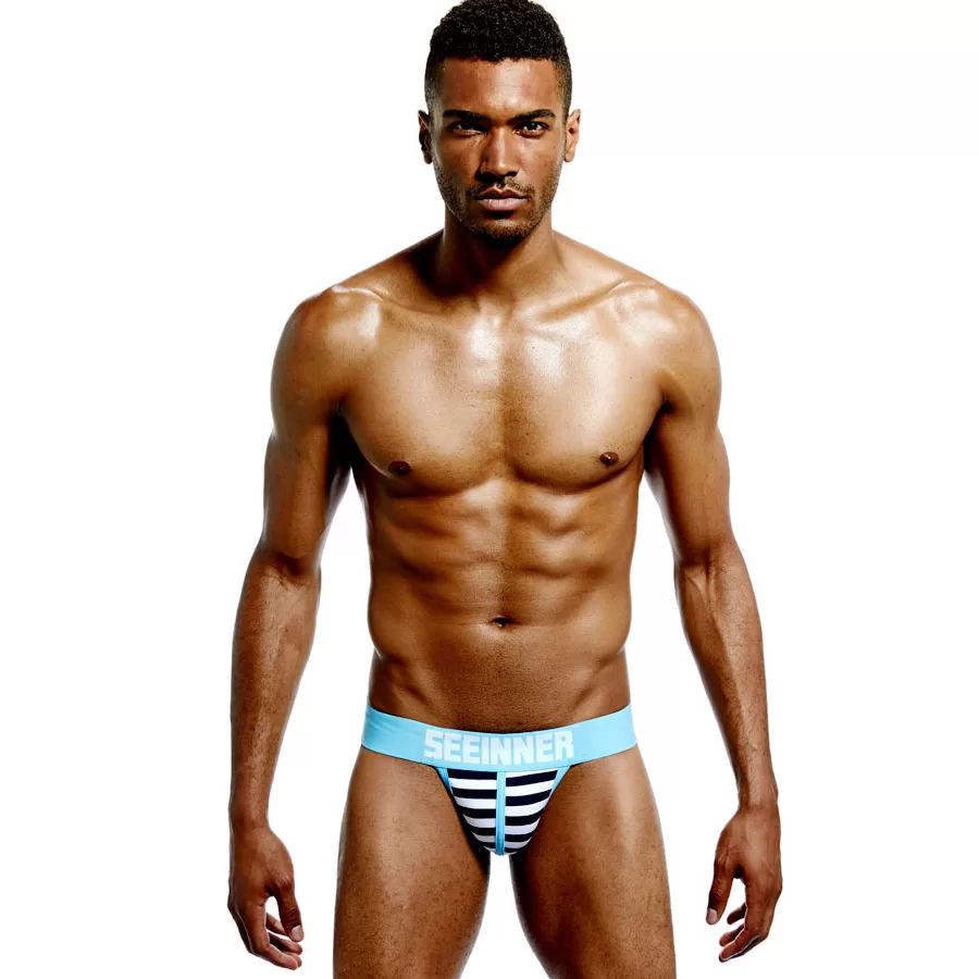 Suspensorio Stripes SEEINNER Celeste