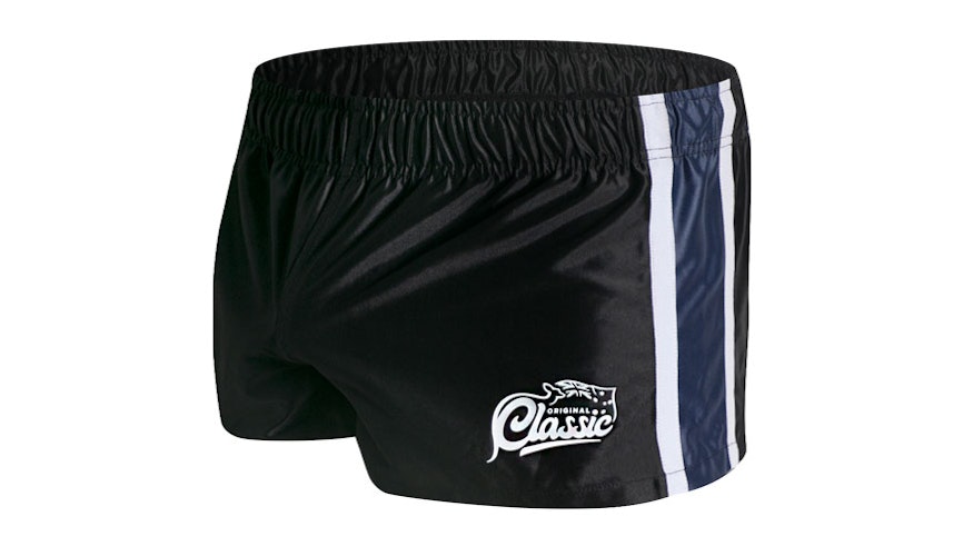 Short Rugby Blitz Pro AUSSIEBUM Negro/Franja Navy - Image 2