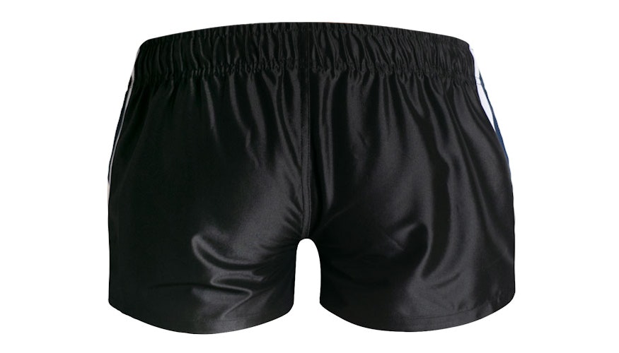Short Rugby Blitz Pro AUSSIEBUM Negro/Franja Navy - Image 3