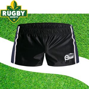 Short Rugby Blitz Pro AUSSIEBUM Negro/Franja Navy