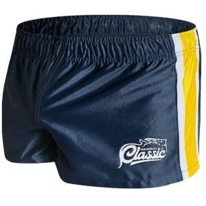 Short Rugby Blitz Pro AUSSIEBUM Navy/Franja Amarillo