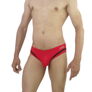 Brief/Bikini Mesh Fusion INTYMEN Rojo INI008
