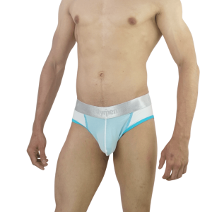 Brief Azure Mesh INTYMEN Blanco INI6147