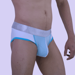 Brief Azure Mesh INTYMEN Blanco INI6147