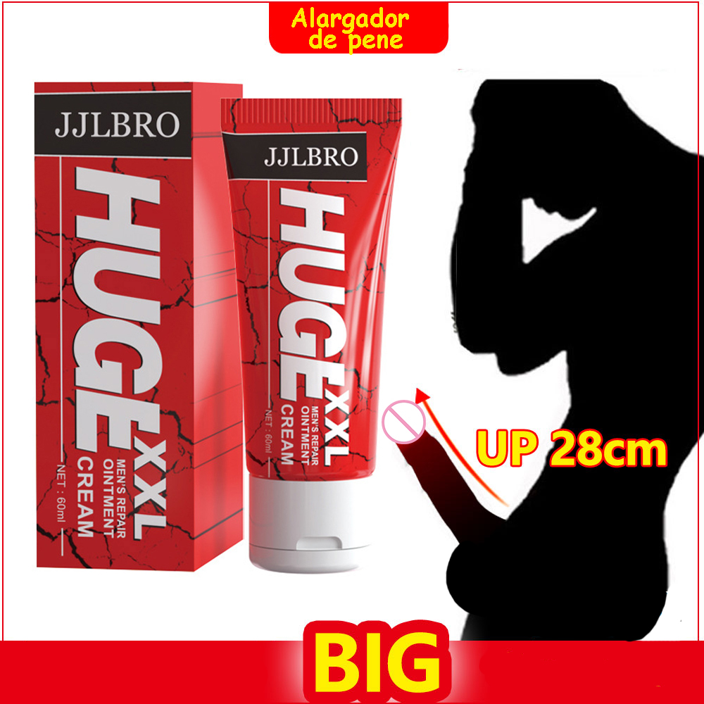 Crema Masajeadora HUGE XXL de JJLBRO 60 ml.