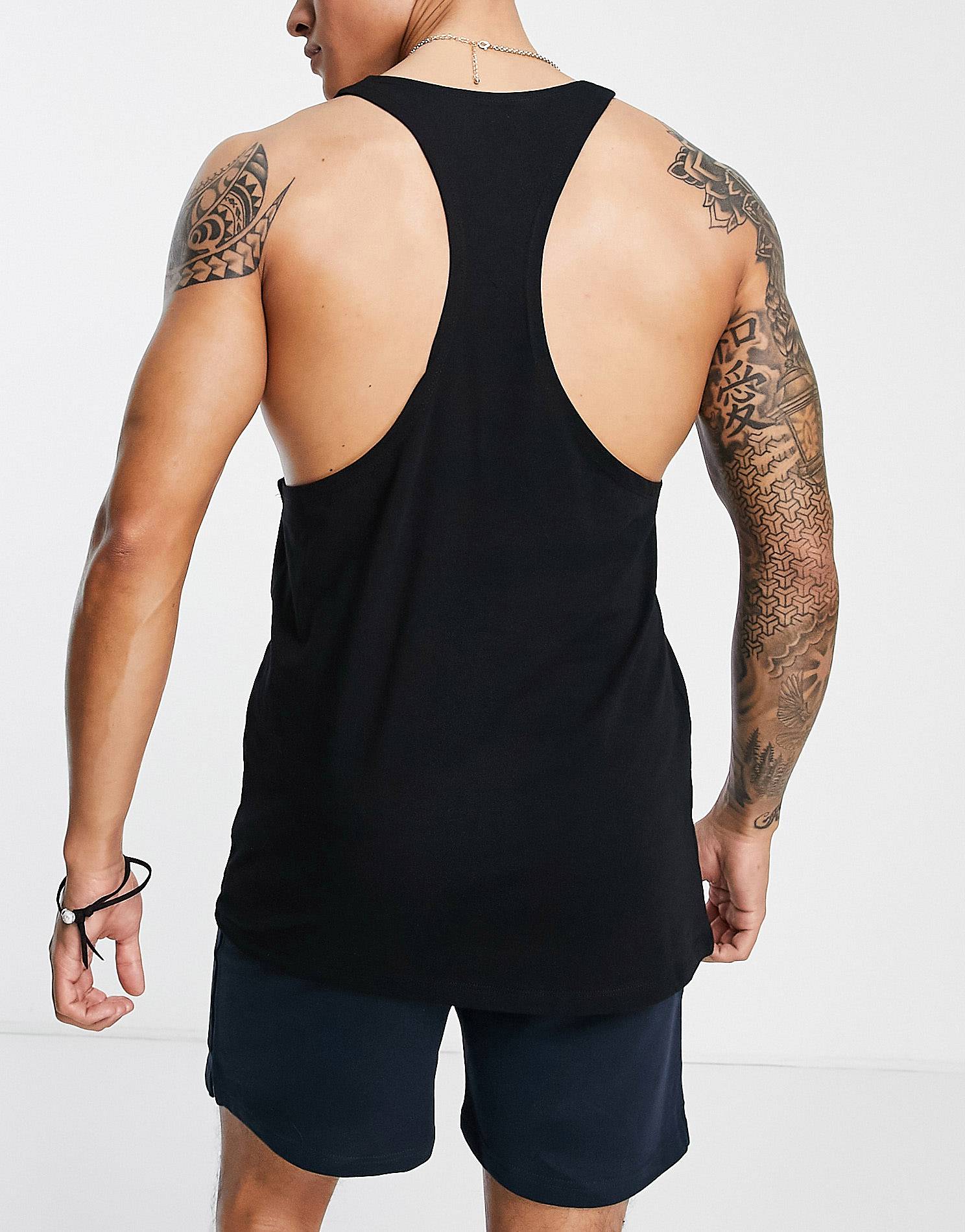 Camiseta BVD Racerback Pro GYM365 Negro - Image 4