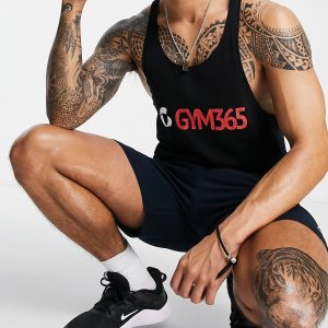 Camiseta BVD Racerback Pro GYM365 Negro