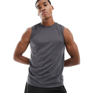 Camiseta BVD ASOS 4505 Icon Training Sleeveless Gris