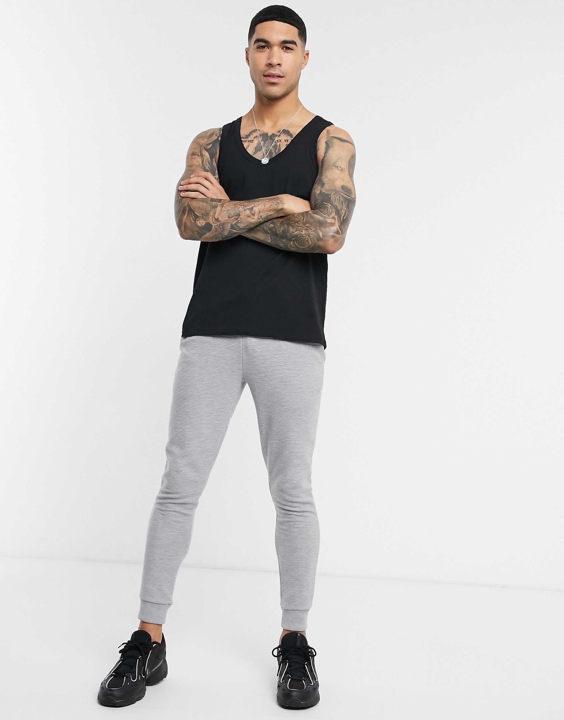 Camisetas BVD Clásica Cotton Blend ASOS (Blanco - Negro - Gris) - Image 3