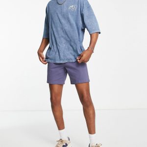 Shorts Slim Fit Chino de NEW LOOK Cobalto