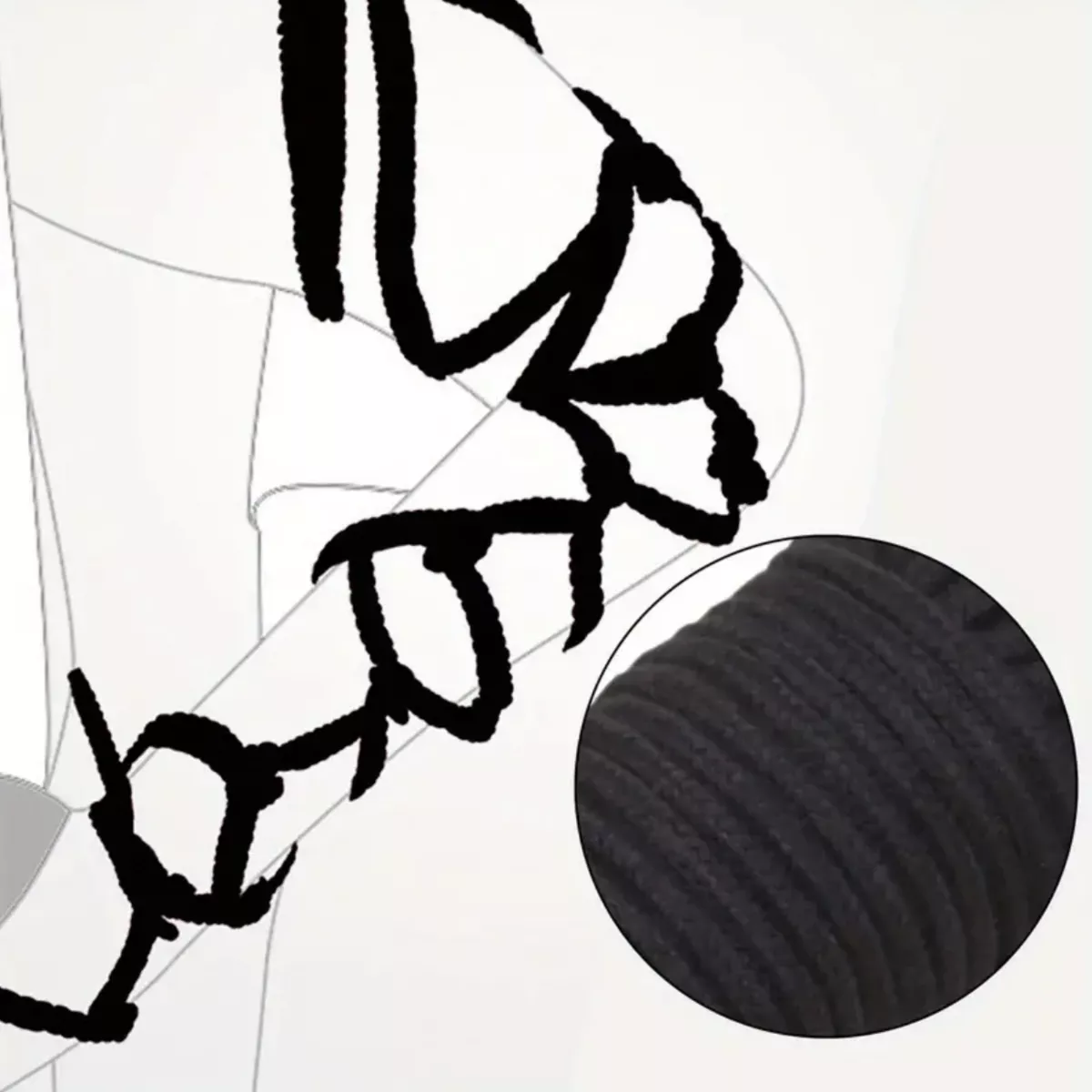 Cuerda BDSM Modelo L13B Negra (10 m) - Image 5