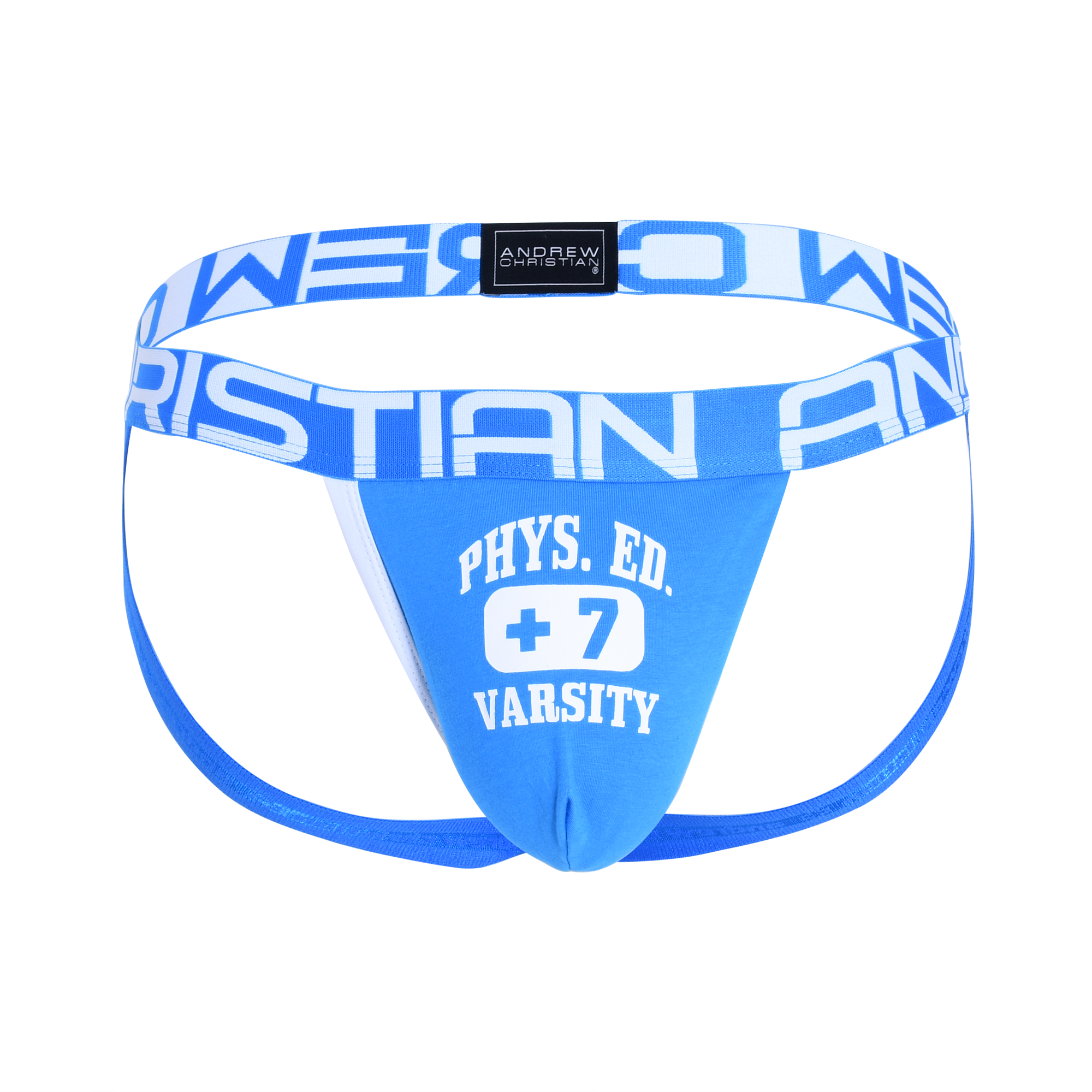 Suspensorio Universitario Phys. Ed. ANDREW CHRISTIAN Celeste Eléctrico 92934 - Image 4