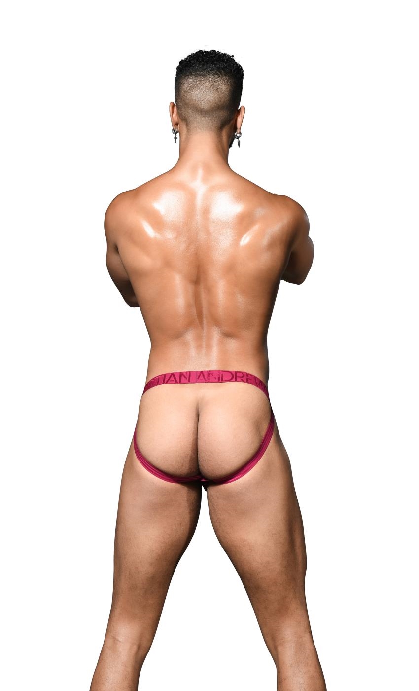 Suspensorio Sensual Rib Brief ANDREW CHRISTIAN Vino 93394 - Image 4