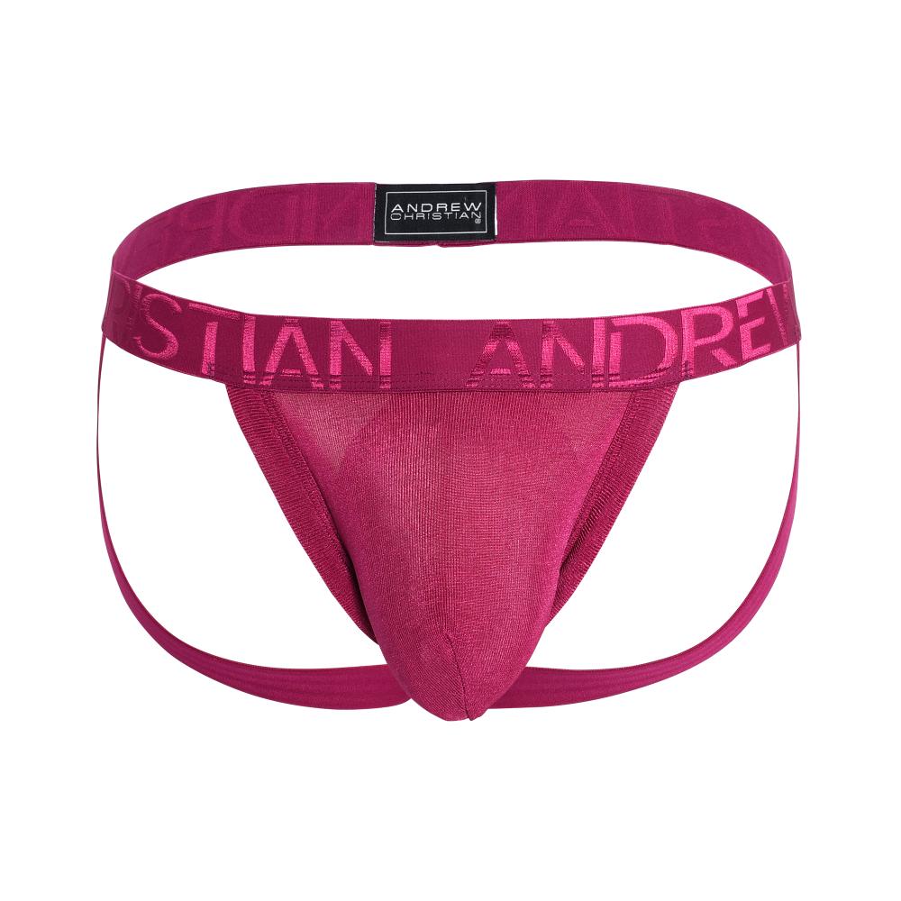 Suspensorio Sensual Rib Brief ANDREW CHRISTIAN Vino 93394 - Image 5