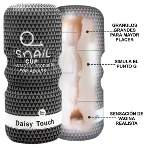 Masturbador de Copa ECSTASY TOY Daisy Touch (Vagina)