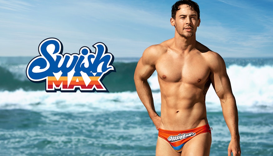 Traje de Baño tipo brief AUSSIEBUM Swish Max Orange - Image 2