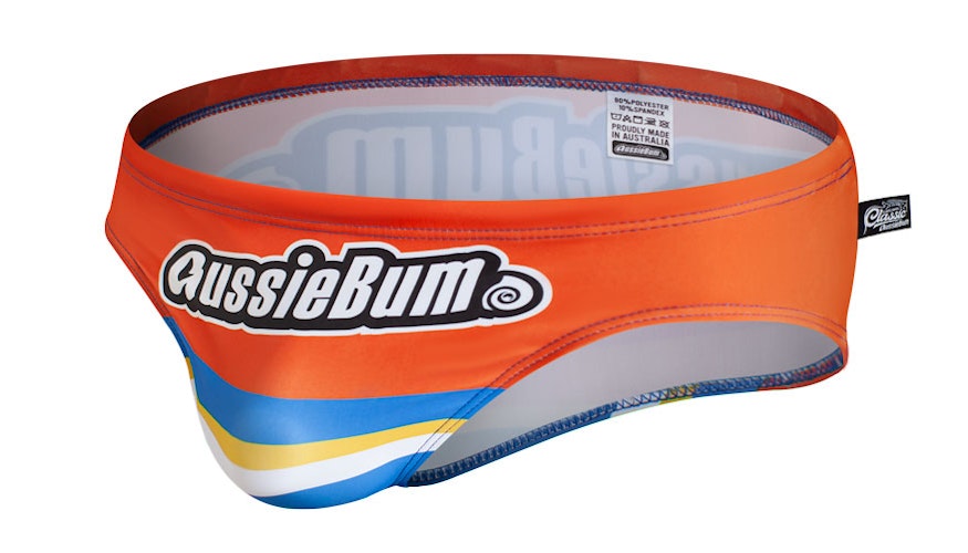 Traje de Baño tipo brief AUSSIEBUM Swish Max Orange - Image 3
