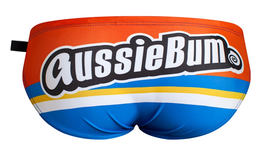 Traje de Baño tipo brief AUSSIEBUM Swish Max Orange - Image 4