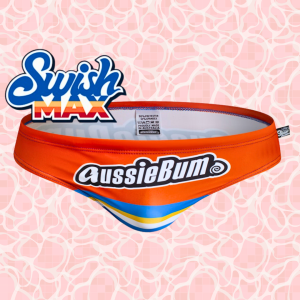Traje de Baño tipo brief AUSSIEBUM Swish Max Orange