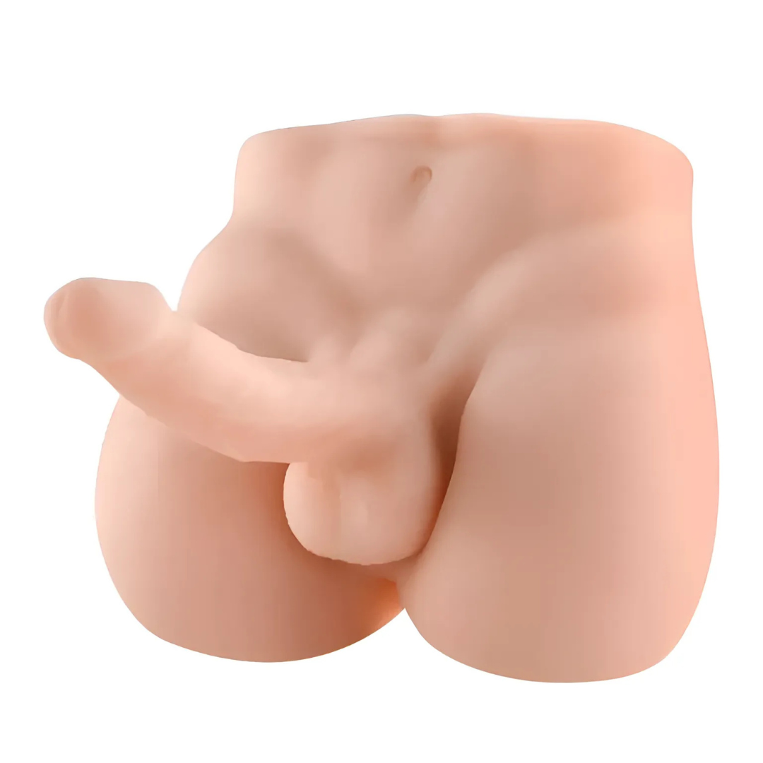 Torso Bajo Realista EROHOT (Masturbador & Pene Rotativo18cm.)