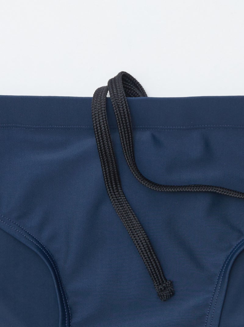 Traje de Baño Liso tipo brief KIABI Greenlife Navy - Image 2