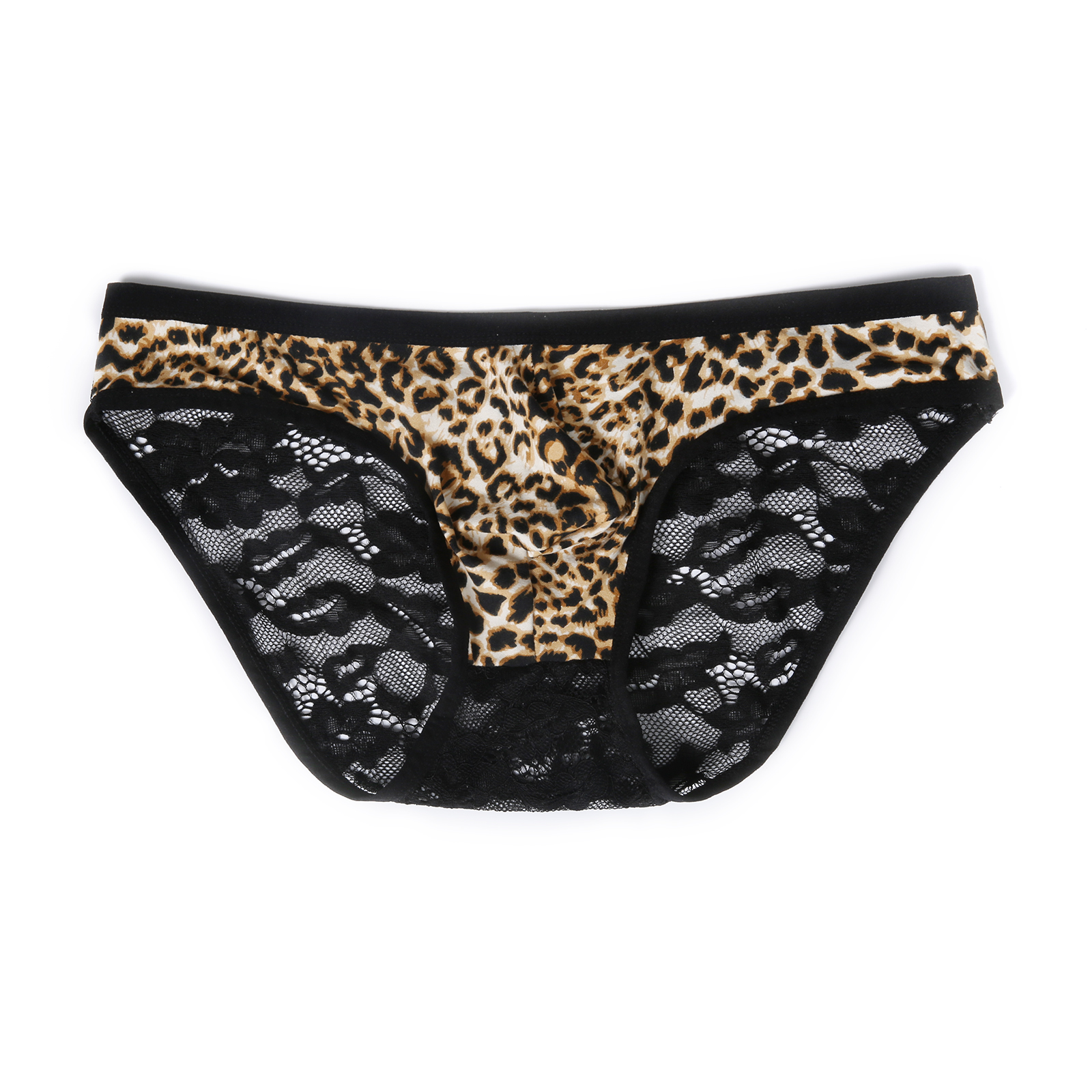 Brief Animal Print con Encaje Posterior CLEVER MENMODE Jaguar CMF265 - Image 5