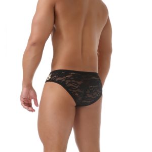 Brief Animal Print con Encaje Posterior CLEVER MENMODE Jaguar CMF265