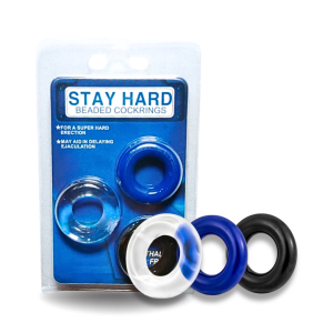 Anillos Donut STAY HARD (3 pack)