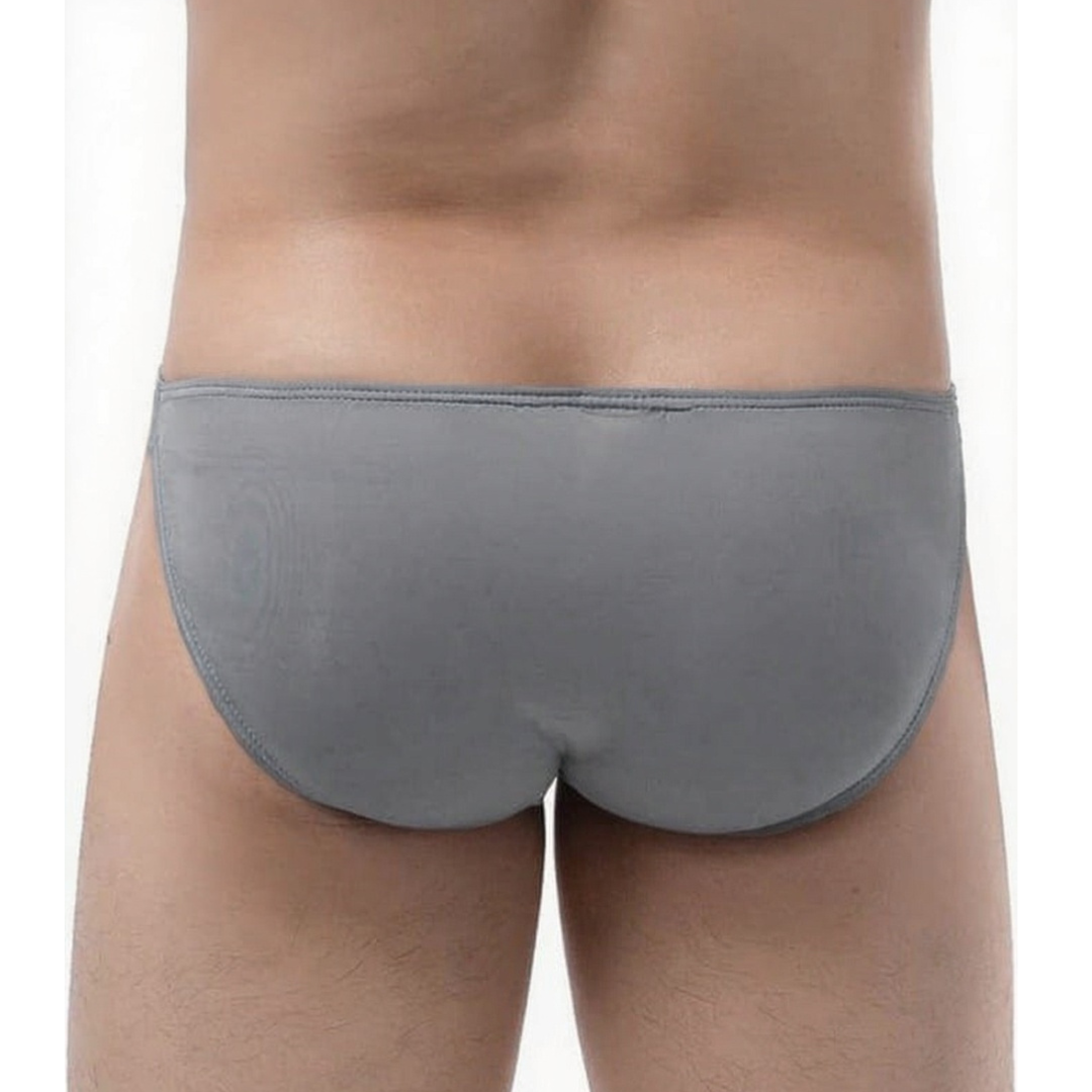 Brief Bikini Minimal Silk SUMMER CODE Gris - Image 2