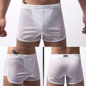 Shorts Deportivos Body Reveal Malla Blanco