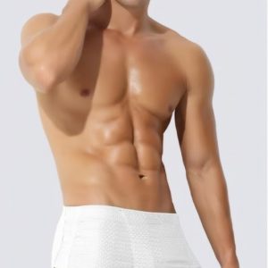 Shorts Deportivos Body Reveal Malla Blanco