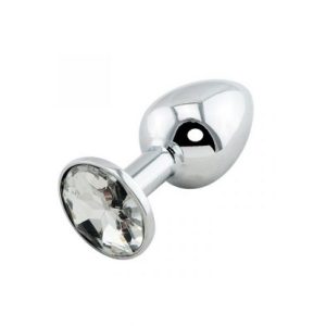 Plug Anal Metálico Gema Diamante
