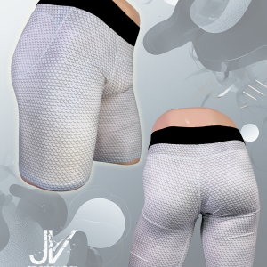 Lycra Corta de Compresión JARED'S FASHION Blanco