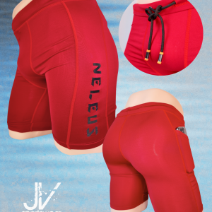 Lycra Corta de Compresión NELEUS Rojo