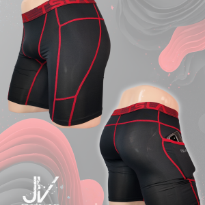 Lycra Corta de Compresión TSLA Rojo 200625
