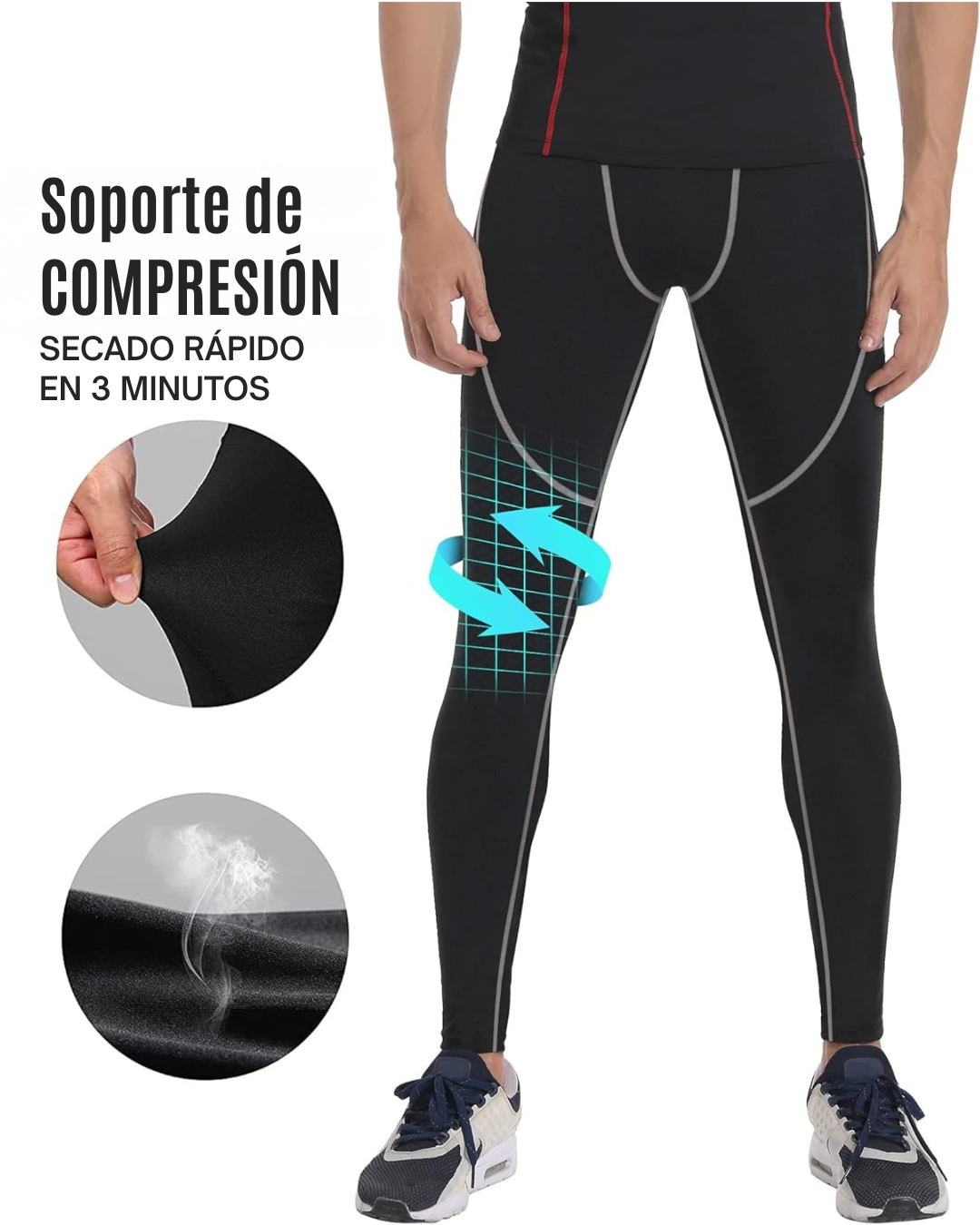 Lycra de Compresión MILIN NACO Negro (W) - Image 2
