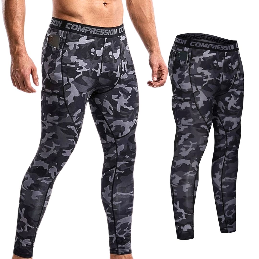 Lycra de Compresión MILIN NACO Camuflado Gris