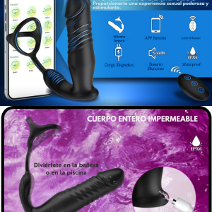 Masajeador Prostático COCKY MASH (con app y control remoto)