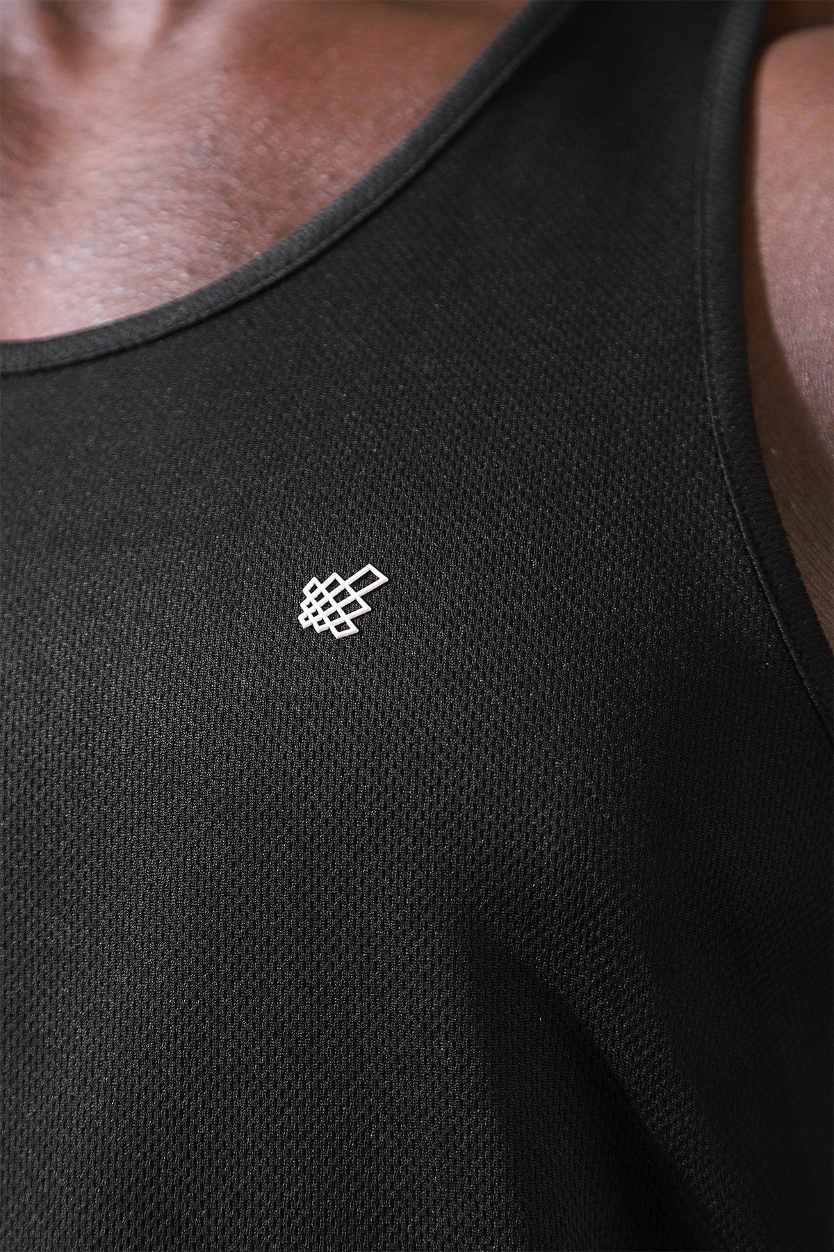 Tank Top Dri-Fit JED NORTH Negro – Camiseta BVD Deportiva para Gimnasio y Bodybuilding - Image 4