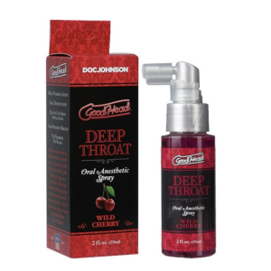 Spray Desensibilizante para Sexo Oral GOODHEAD Deep Throat de DOC JOHNSON Sabor a Cereza