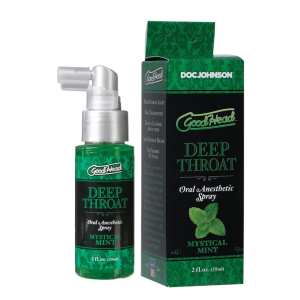 Spray Desensibilizante para Sexo Oral GOODHEAD Deep Throat de DOC JOHNSON Sabor a Menta