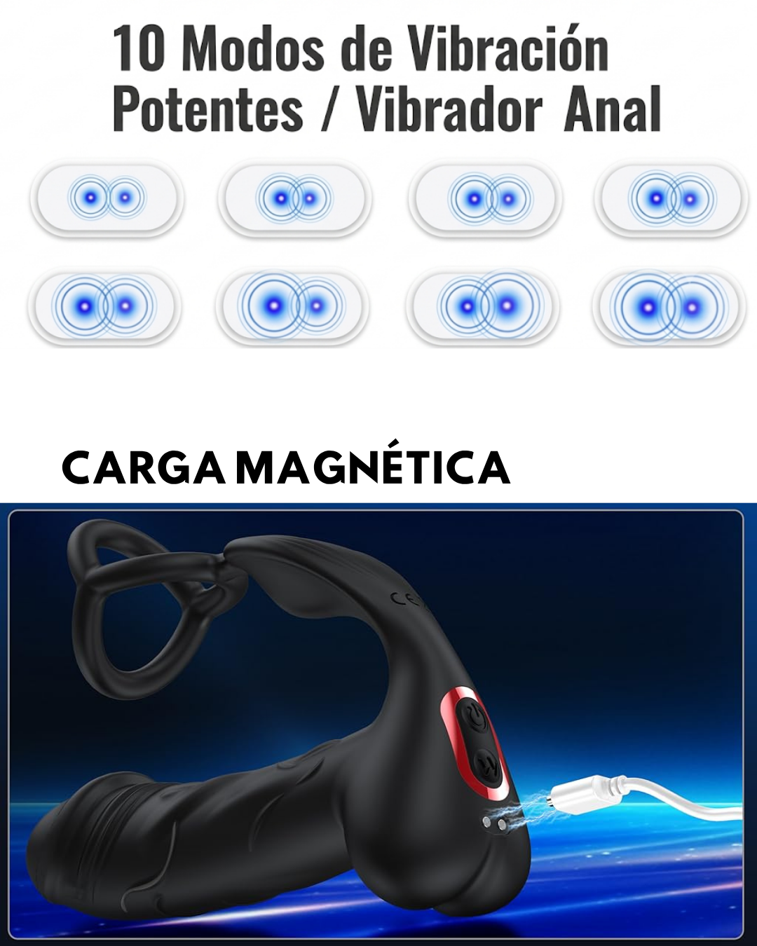 Masajeador Prostático DIMO Triple Anillo (control remoto) - Image 3