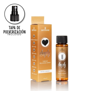 Spray Desensibilizante para Sexo Oral Deeply Love You de SENSUVA Sabor a Caramelo Salado